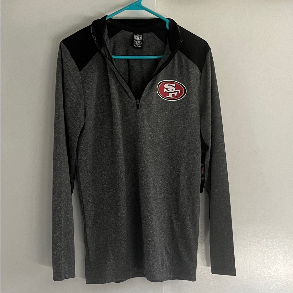 NFL Gray and Black Long Sleeve Shirt